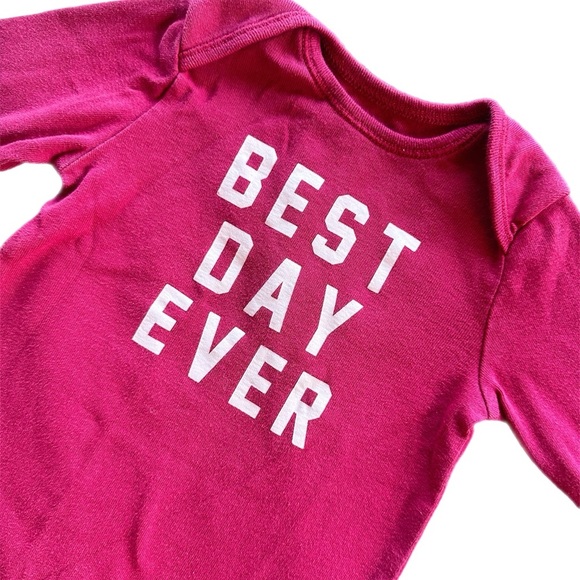 Old Navy Girls One Piece Long Sleeve Snap Romper Jumpsuit 3-6 Months - Picture 2 of 6